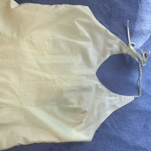 cute green checkered dress